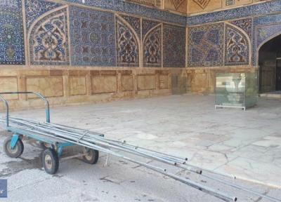 سامان دهی تاسیسات آب رسانی مسجد جامع عتیق اصفهان پس از 30 سال