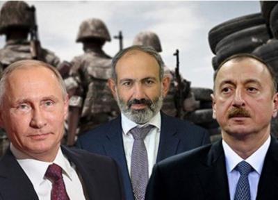 خبرنگاران گفت و گوی پوتین با علی اف و پاشینیان درباره اجرای توافق صلح